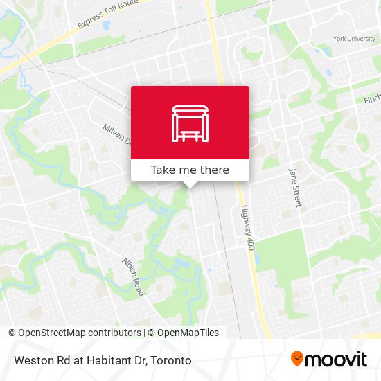 Weston Rd at Habitant Dr plan