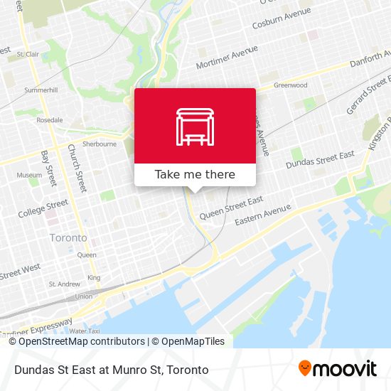 Dundas St East at Munro St plan