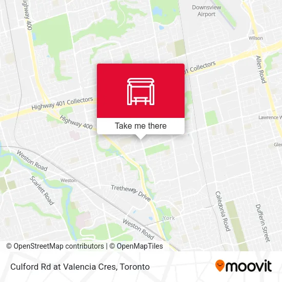 Culford Rd at Valencia Cres map