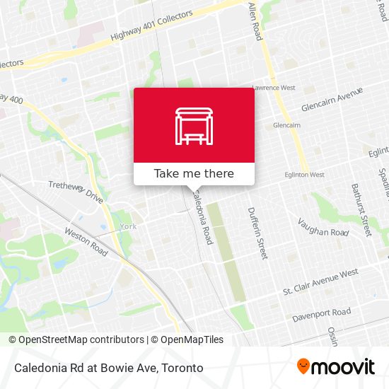 Caledonia Rd at Bowie Ave plan
