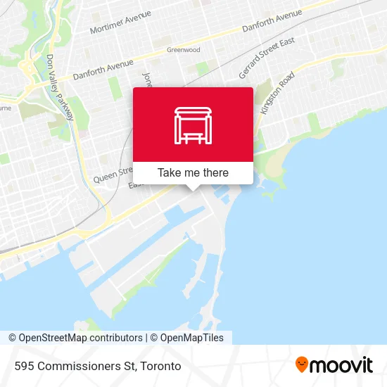 595 Commissioners St map