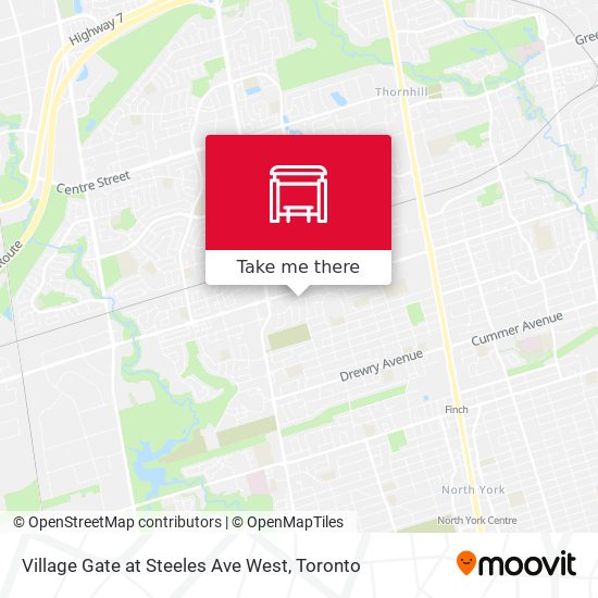 Village Gate at Steeles Ave West map