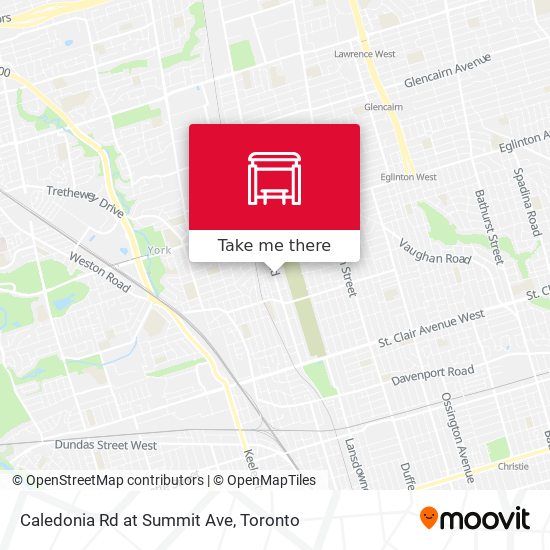 Caledonia Rd at Summit Ave plan