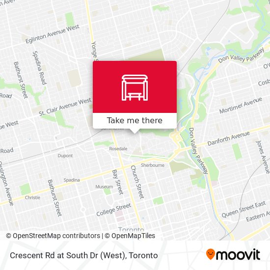 Crescent Rd at South Dr (West) map