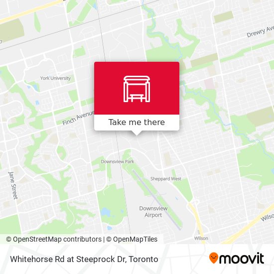 Whitehorse Rd at Steeprock Dr map