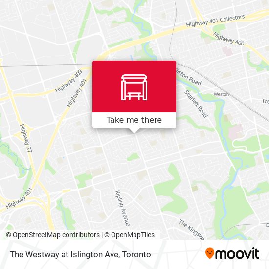 The Westway at Islington Ave plan