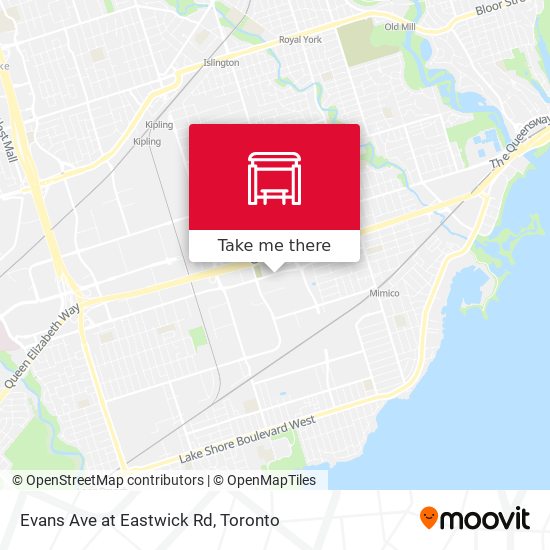Evans Ave at Eastwick Rd plan