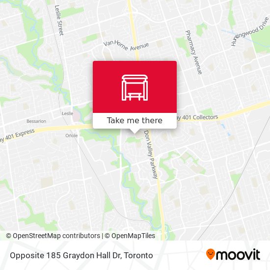 Opposite 185 Graydon Hall Dr plan