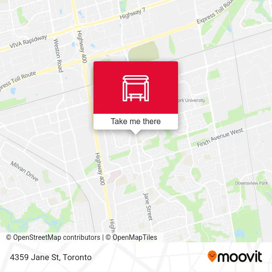 4359 Jane St map