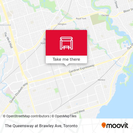 The Queensway at Brawley Ave map