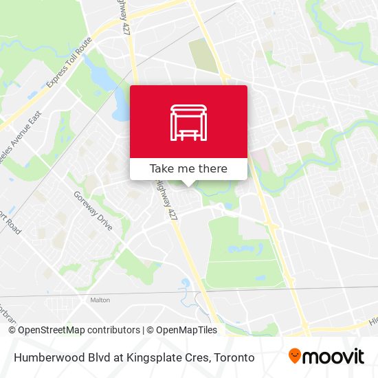 Humberwood Blvd at Kingsplate Cres plan