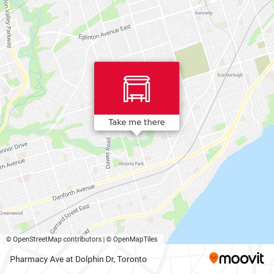 Pharmacy Ave at Dolphin Dr map