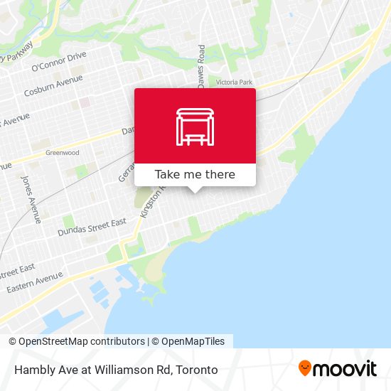 Hambly Ave at Williamson Rd map