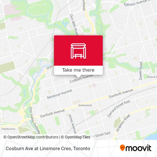 Cosburn Ave at Linsmore Cres plan