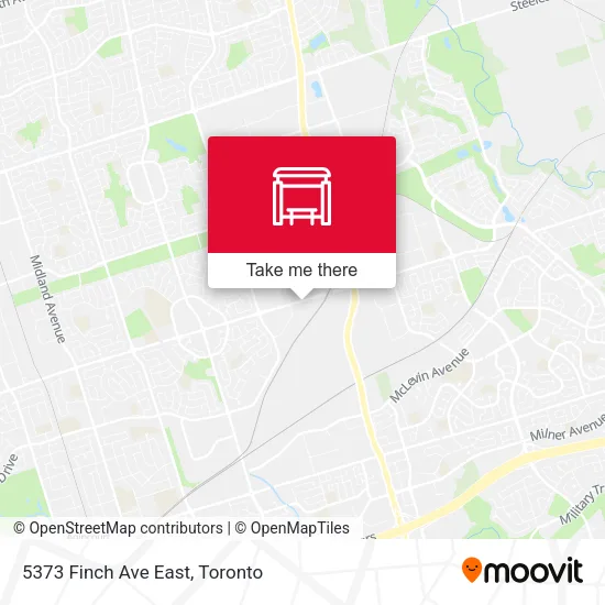 5373 Finch Ave East map