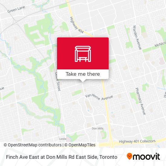 Finch Ave East at Don Mills Rd East Side plan