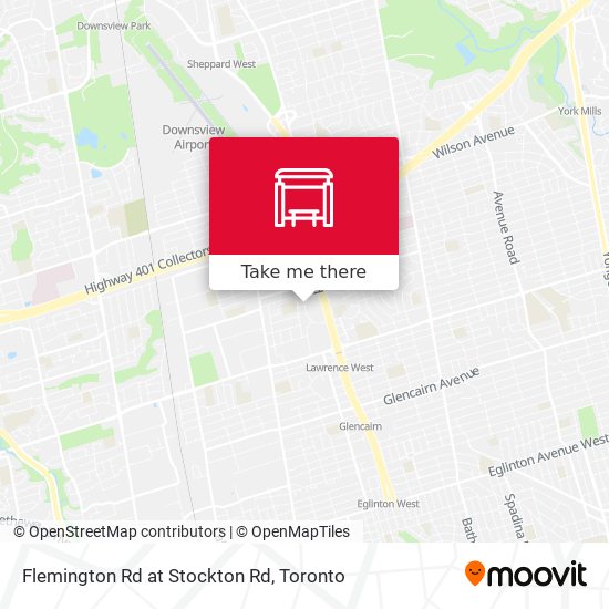 Flemington Rd at Stockton Rd map