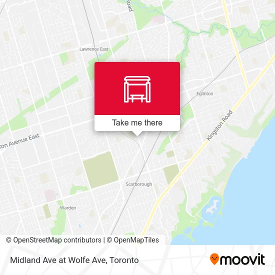 Midland Ave at Wolfe Ave map