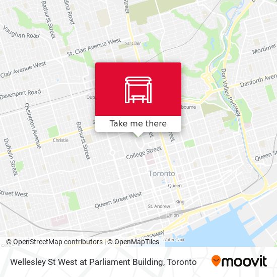 Wellesley St West at Parliament Building plan