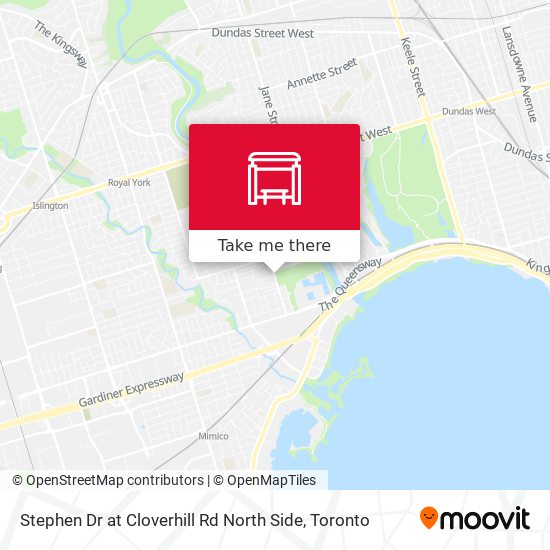 Stephen Dr at Cloverhill Rd North Side map