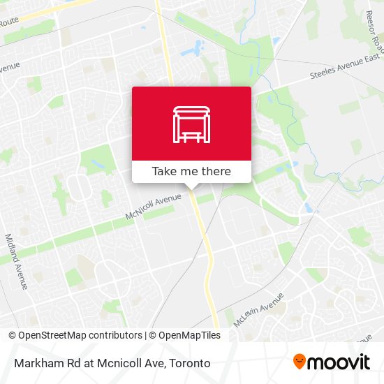 Markham Rd at Mcnicoll Ave map