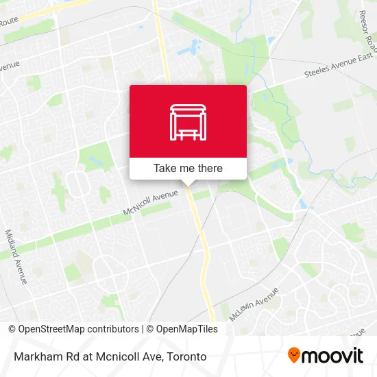Markham Rd at Mcnicoll Ave plan