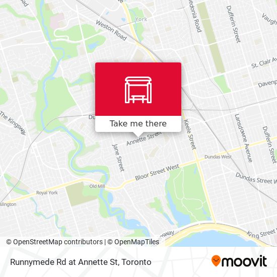 Runnymede Rd at Annette St map
