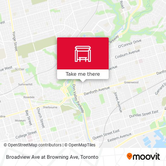 Broadview Ave at Browning Ave plan