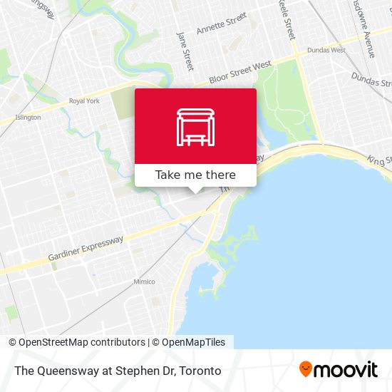 The Queensway at Stephen Dr map