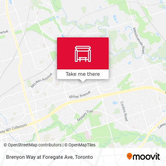 Brenyon Way at Foregate Ave map