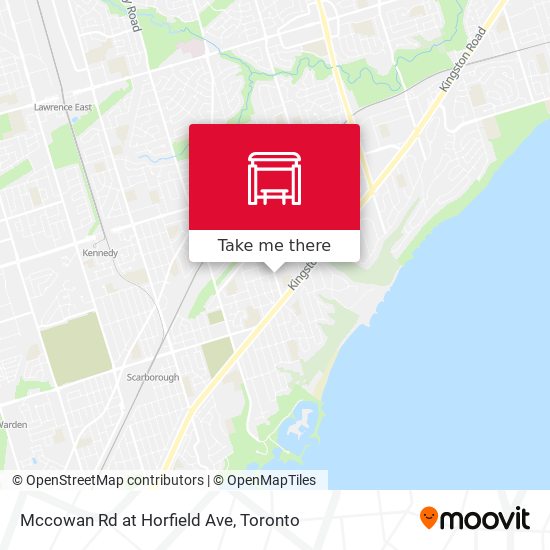 Mccowan Rd at Horfield Ave map