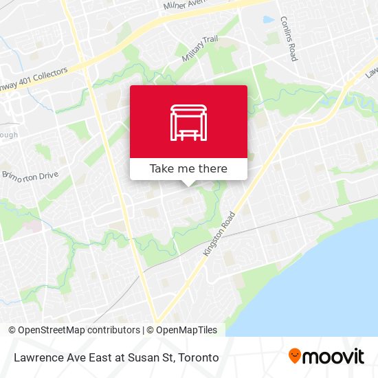 Lawrence Ave East at Susan St plan