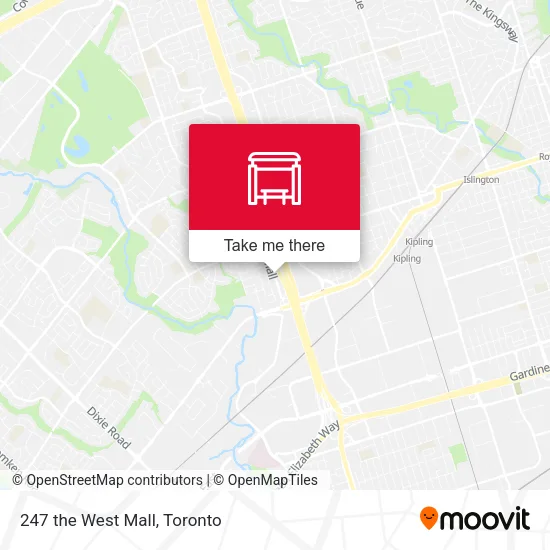 247 the West Mall map