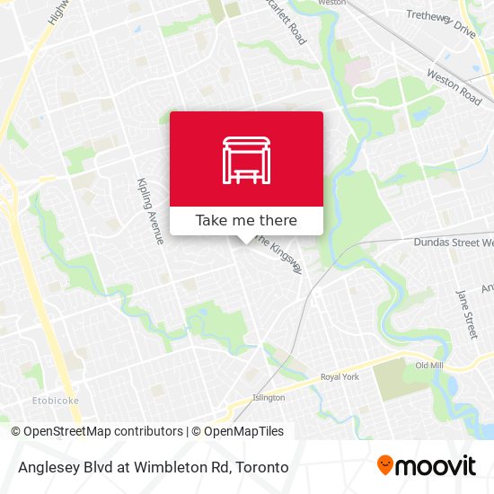 Anglesey Blvd at Wimbleton Rd plan