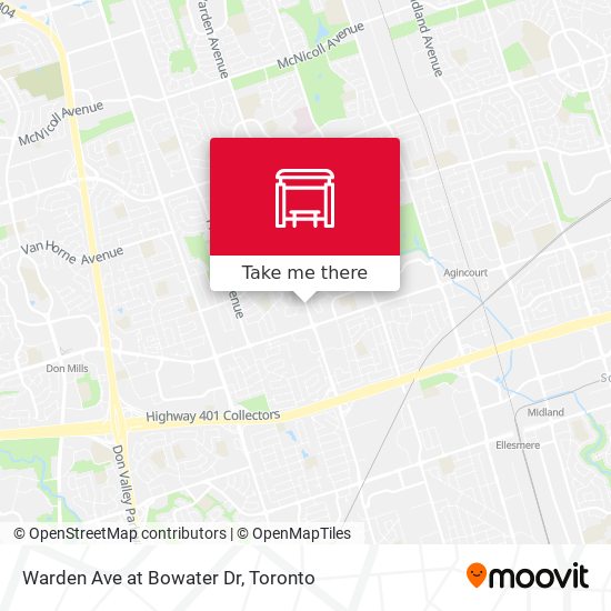 Warden Ave at Bowater Dr plan