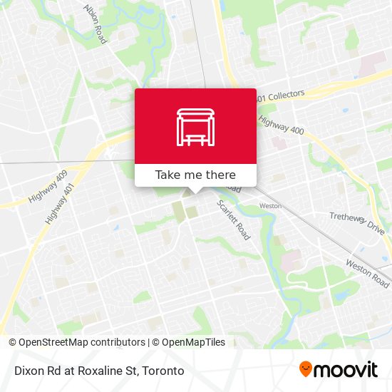 Dixon Rd at Roxaline St map