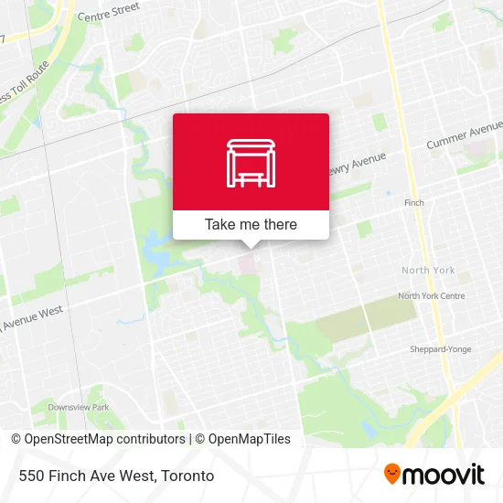 550 Finch Ave West map