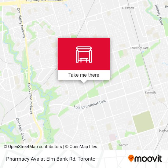 Pharmacy Ave at Elm Bank Rd plan