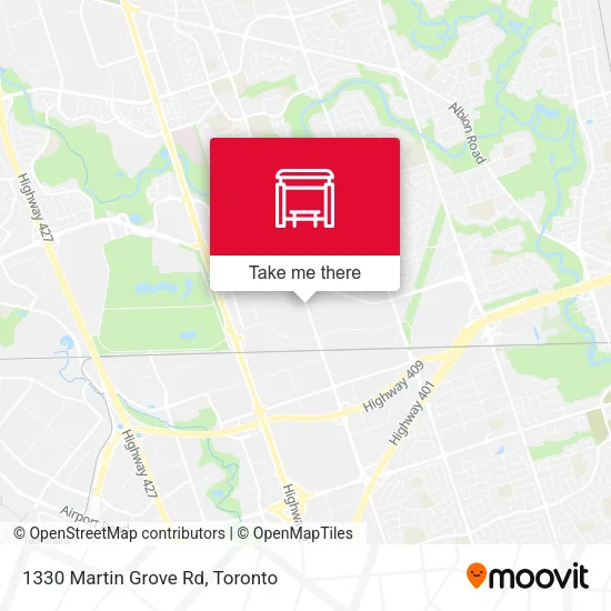 1330 Martin Grove Rd map