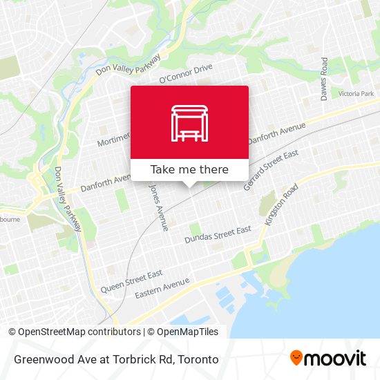 Greenwood Ave at Torbrick Rd map