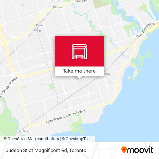 Judson St at Magnificent Rd map