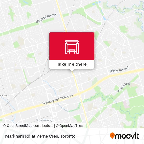 Markham Rd at Verne Cres map