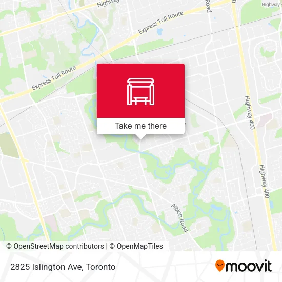 2825 Islington Ave map