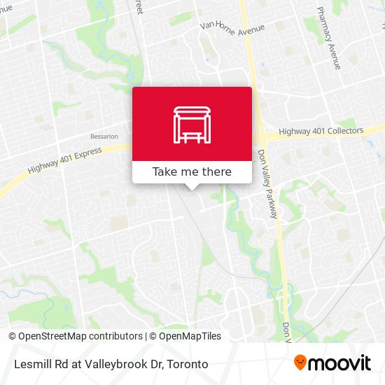 Lesmill Rd at Valleybrook Dr plan