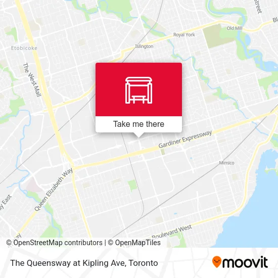 The Queensway at Kipling Ave plan