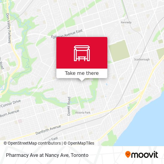 Pharmacy Ave at Nancy Ave map