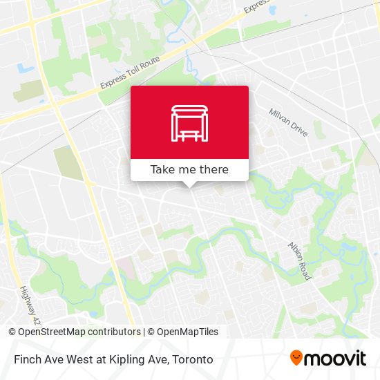 Finch Ave West at Kipling Ave plan