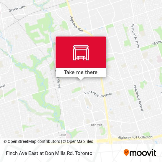 Finch Ave East at Don Mills Rd plan