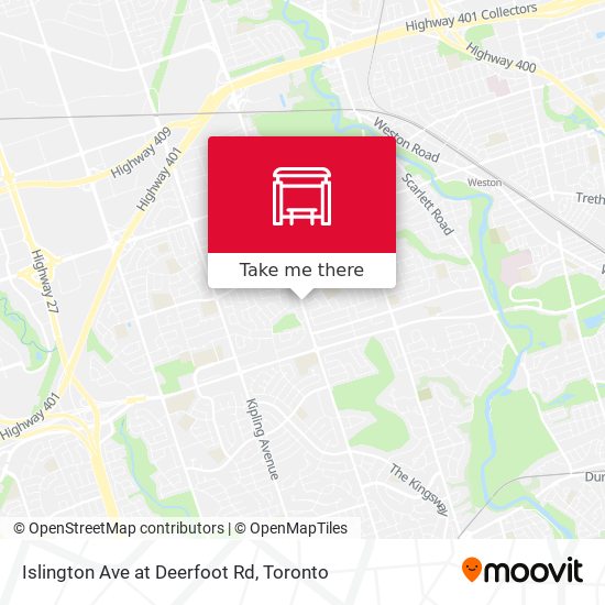 Islington Ave at Deerfoot Rd plan
