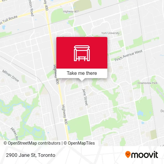 2900 Jane St map